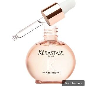 Kérastase Glaze Drops Hair Serum – Rose Gold Bottle